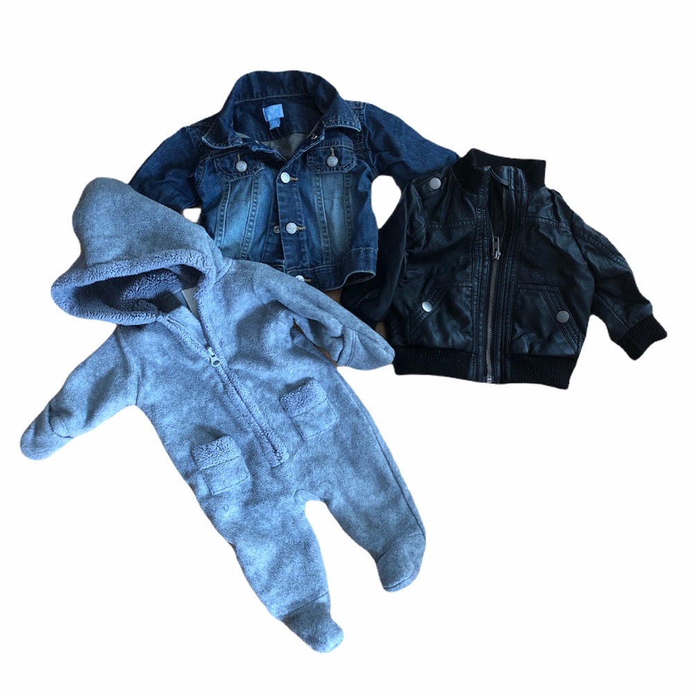 0-6 month outerwear bundle; jackets and - Picture 1 of 4